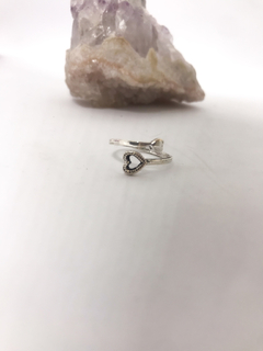 Anillo doble corazón - comprar online