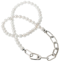 Cadena Perlas y eslabones