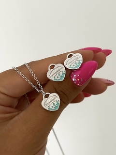 Conjunto de Cadena, dije y aros - Estilo Joyas Manu