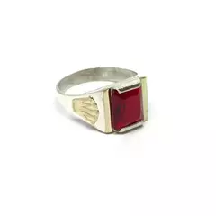 Anillo piedra rectangular en internet