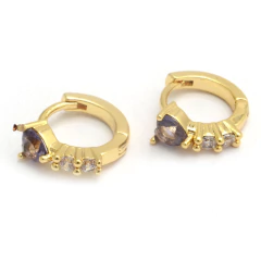 Argollas con corazoncito (par) - comprar online