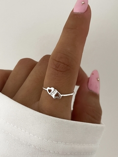 Anillo doble corazoncito