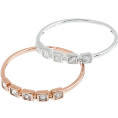 Anillo mini cuadrados