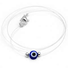 Collar Tanza ojo azul