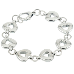 Pulsera inflada corazones 19 cm