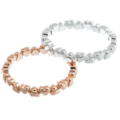 Anillo corazones infinitos