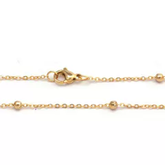 Cadena bolitas 45 cm