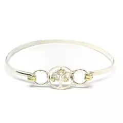 Pulsera rígida con árbol de la vida