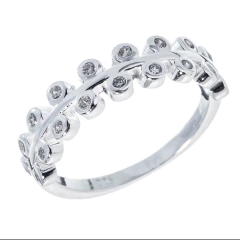 Anillo circulitos con piedras