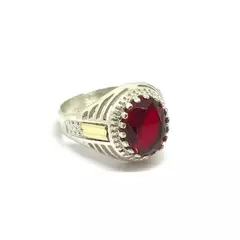 Anillo piedra ovalada