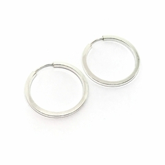 Argollas chatas 20 mm (par)