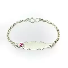 Pulsera rolo con nena/e