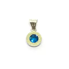 Dije 10 mm con guarda y piedra