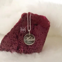 Cadena con medalla de 12 mm - Estilo Joyas Manu