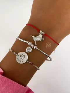 PULSERA CON MEDALLA PARA GRABAR - tienda online