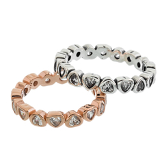 Anillo infinito de corazón