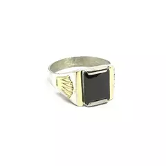 Anillo piedra rectangular - comprar online