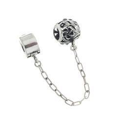 Cadena de seguridad flores y liso - comprar online