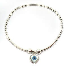 Pulsera elastizada con corazón