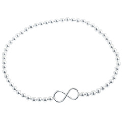 Pulsera elastizada con dije infinito