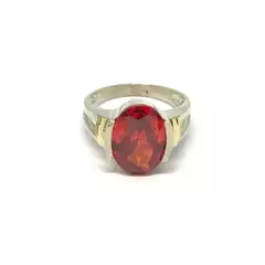 Anillo piedra oval