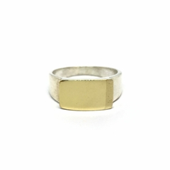 Anillo sello rectangular