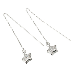 Aros Cadena con Estrella (par)