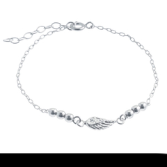 Pulsera bolitas y ala