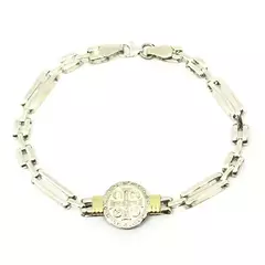 Pulsera panter con san Benito
