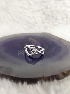 Anillo corazón e infinito - comprar online