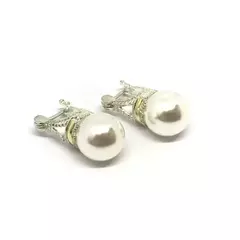 Aro lady di con Perla de 12 mm (par)