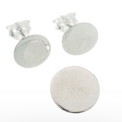 Combo de aros y dije pasante circulo