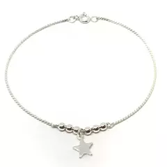 Pulsera bolitas con estrella - comprar online