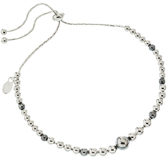 Pulsera ajustable con bolitas