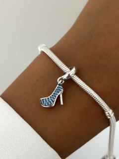 Charm zapato celeste - comprar online