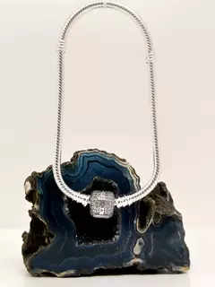 Pulsera premium con cierre tambor con piedras - Estilo Joyas Manu