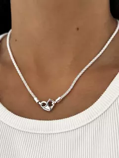 Cadena con corazón liso - comprar online