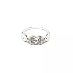 Anillo doble corazón