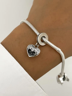 Charm corazón negro - comprar online
