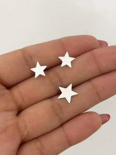 Combo de aros y dije pasante Estrella