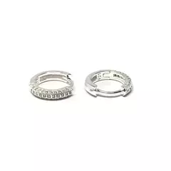 Argollas 14 mm con piedras (par)
