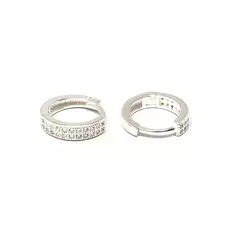 Argollas cinta con piedras (par)