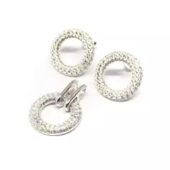 Combo dije con aros redondos