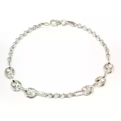 Pulsera rolito con eslabones