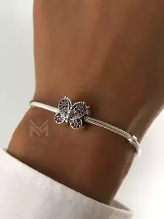 Charm mariposa con piedras - comprar online