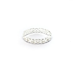 Anillo corazón infinitos
