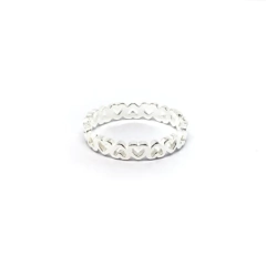 Anillo corazón infinitos