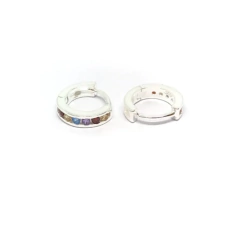 Argollas multicolor (par)