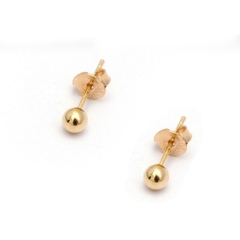 Aros bolitas 4 mm (par)