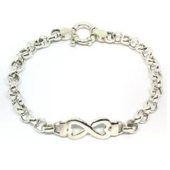 Pulsera rolo con infinito